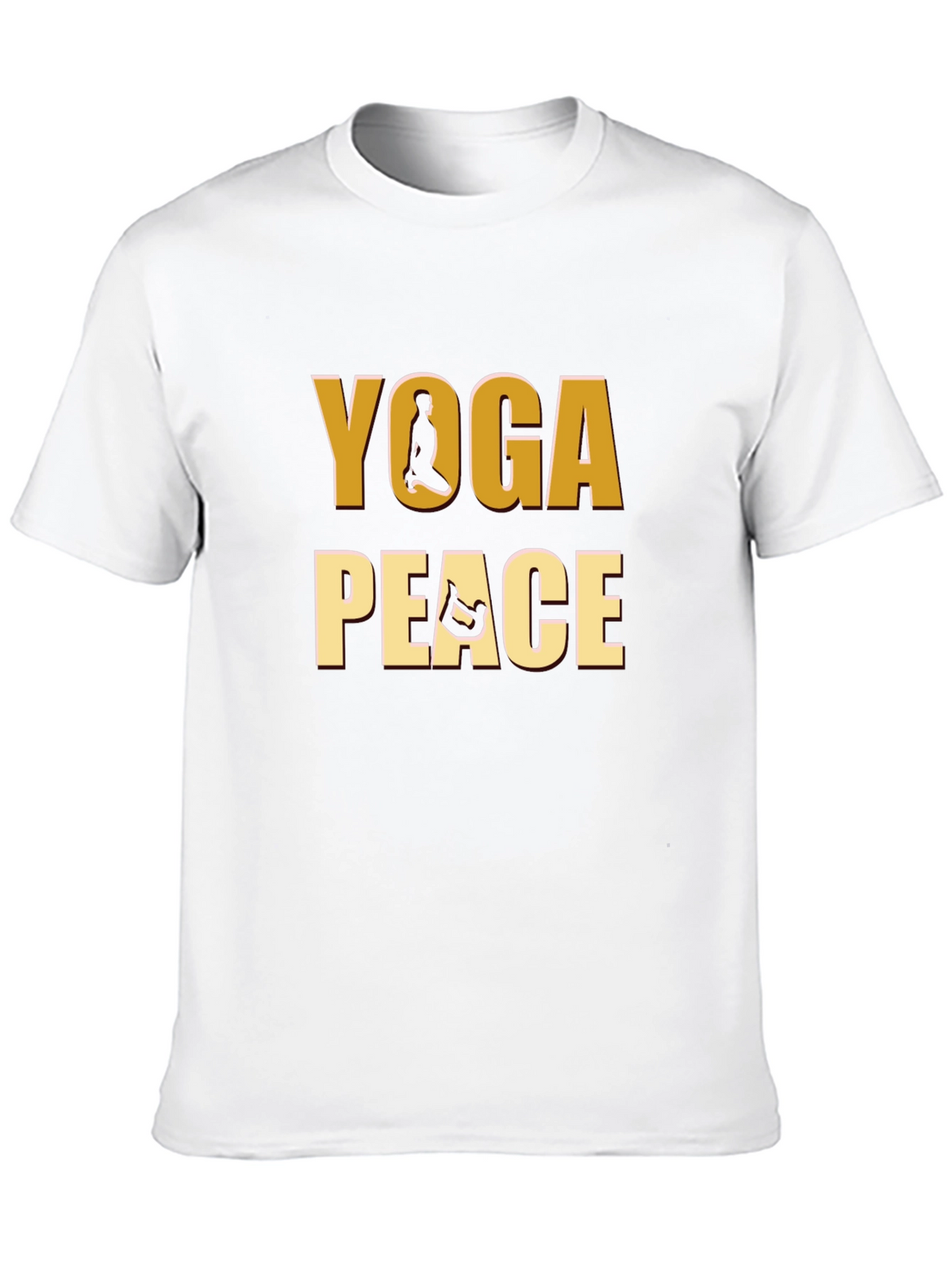 Yoga Peace Graphic Tee - Meditative Comfort