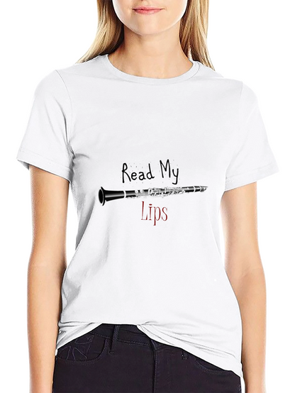 Read My Lips Clarinet T-Shirt
