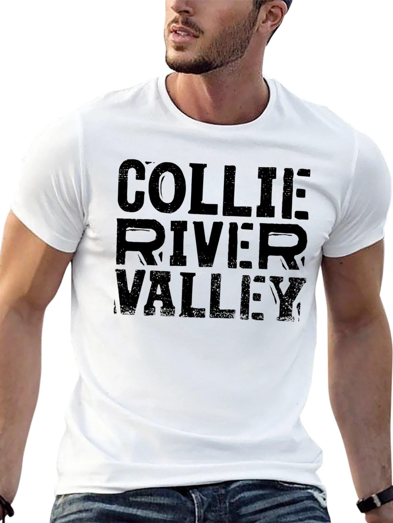 Collie River Valley Graphic Tee - Black