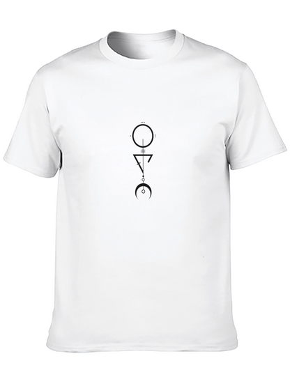 Minimalist Black T-Shirt with Subtle Graphic