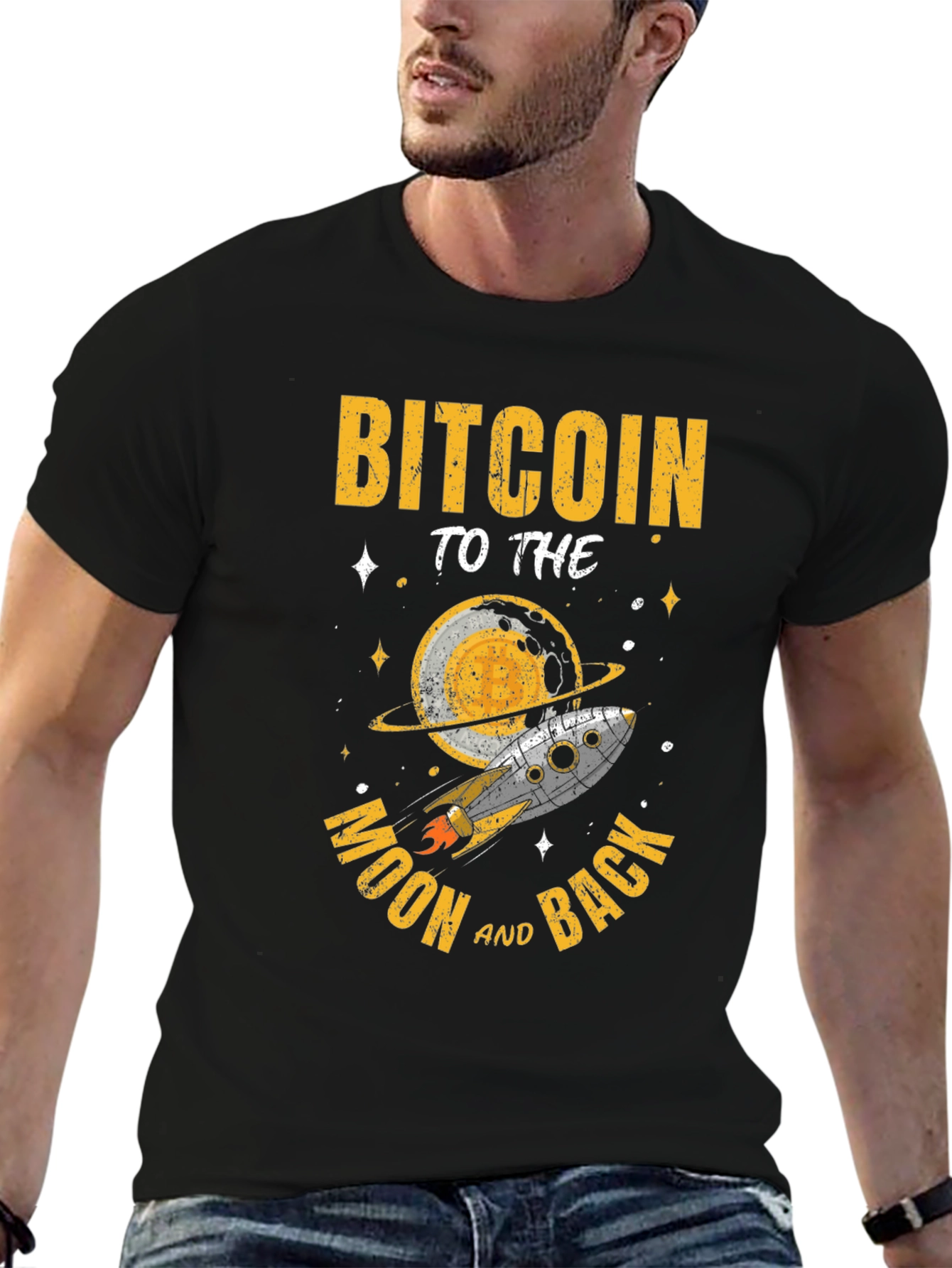 Bitcoin to the Moon T-Shirt