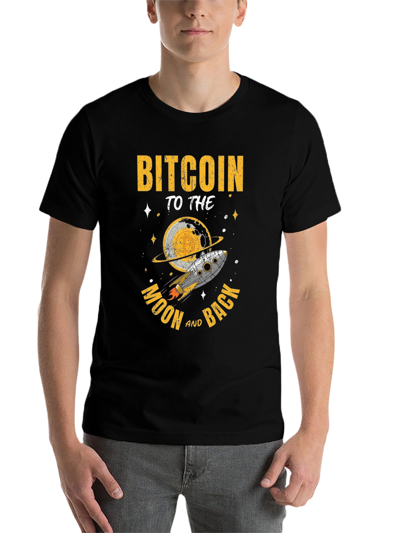Bitcoin to the Moon T-Shirt
