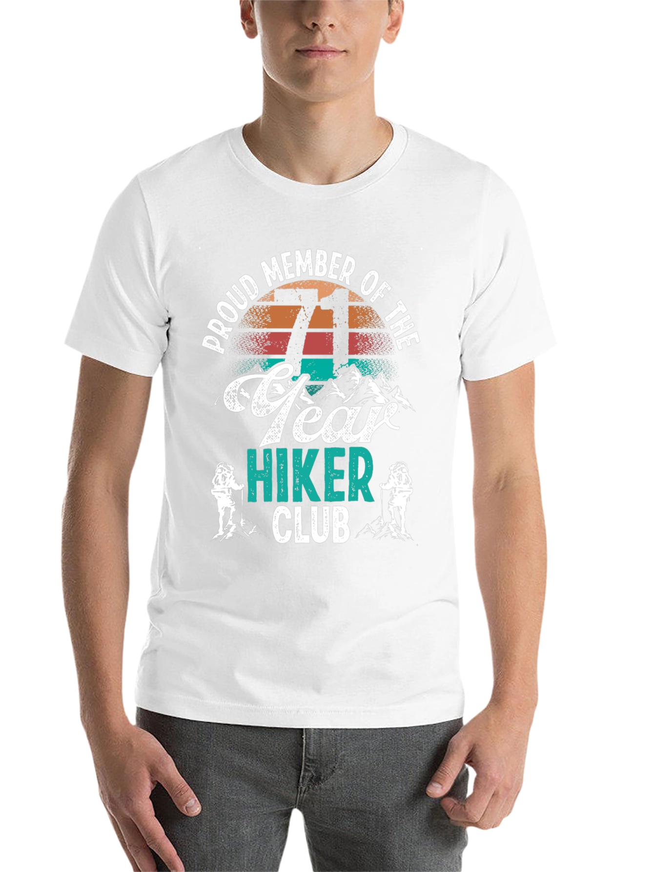 71 Year Hiker Club T-Shirt