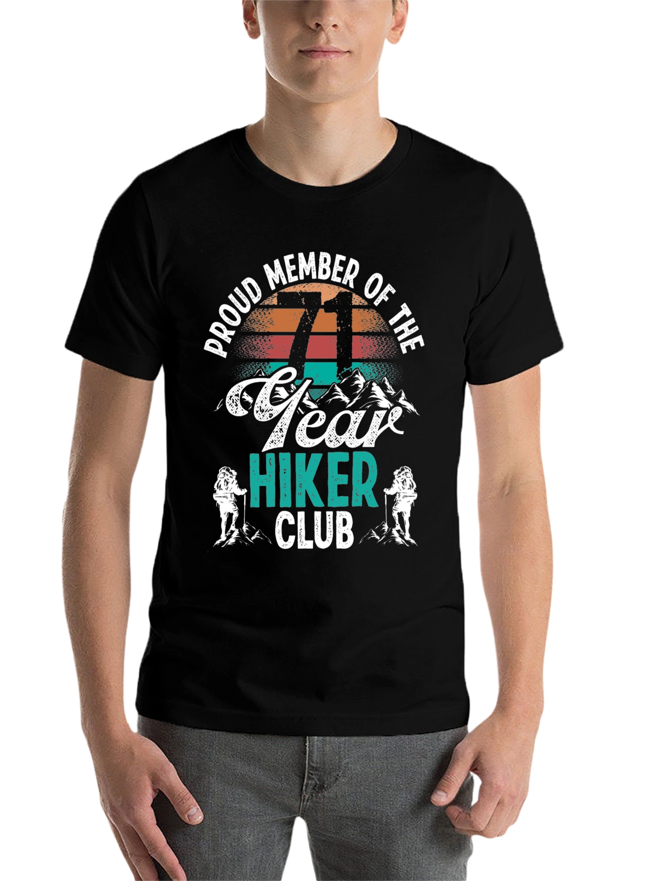 71 Year Hiker Club T-Shirt