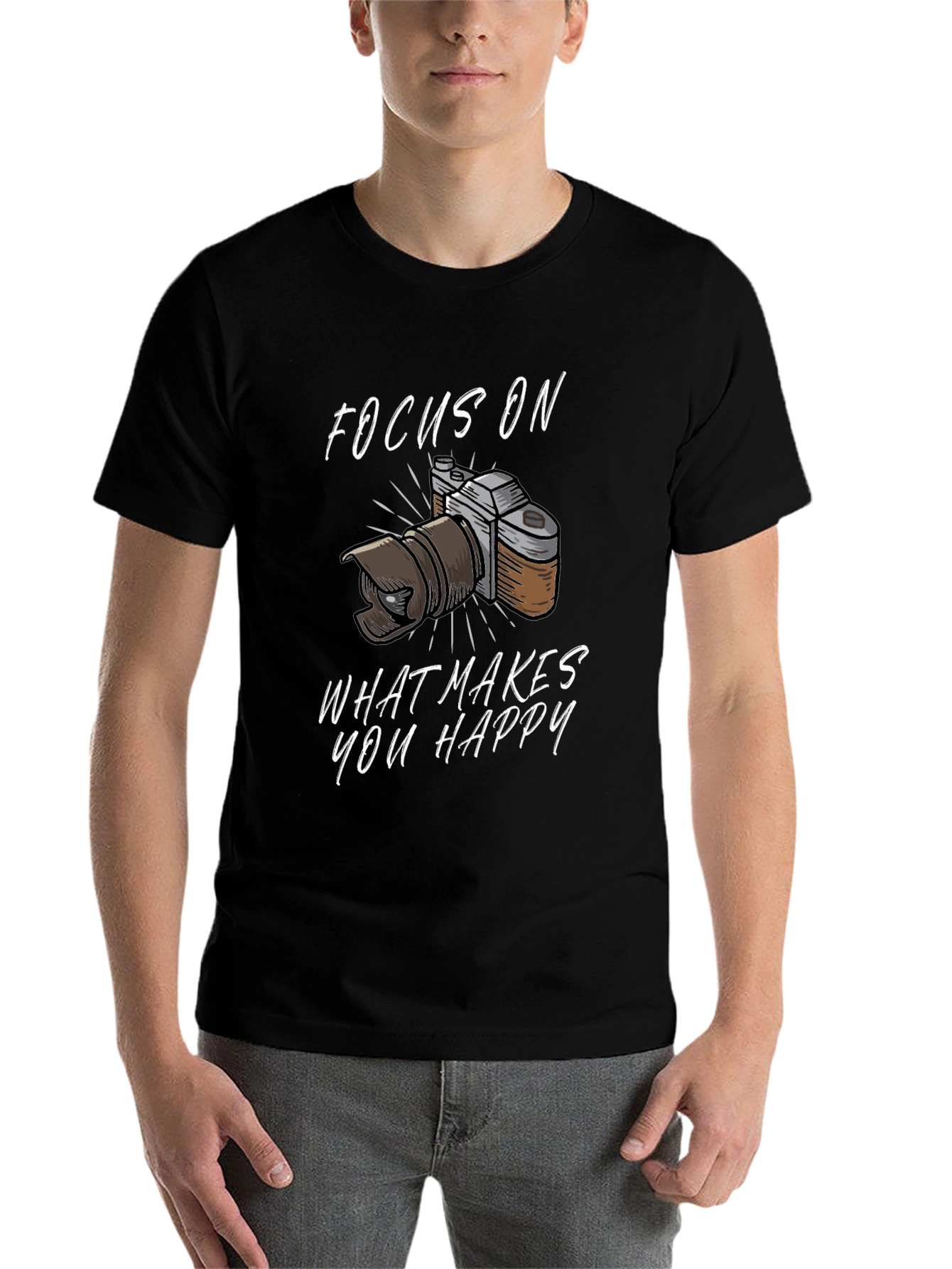Focus On What Makes You Happy Graphic Tee