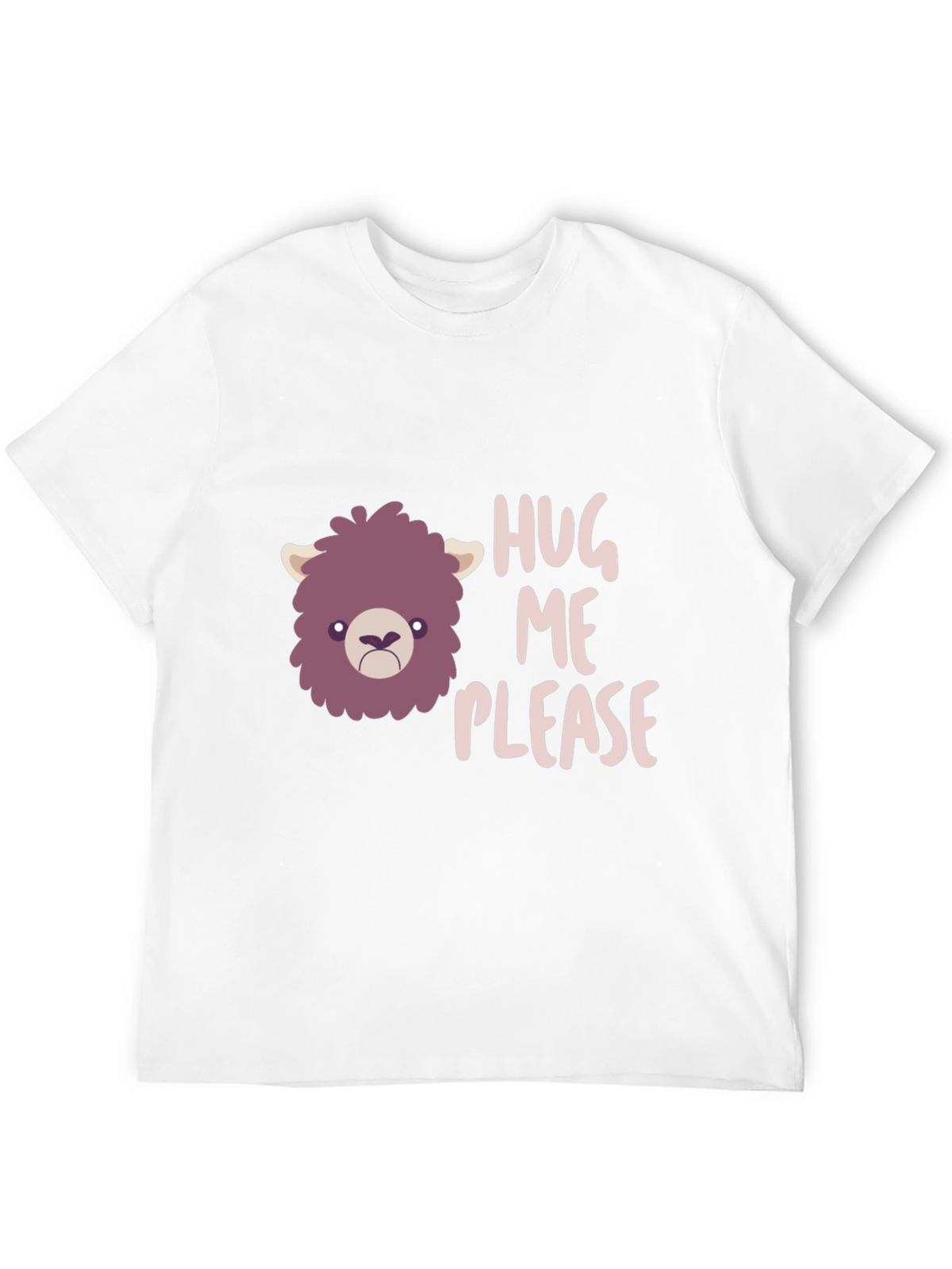 Hug Me Please Graphic Tee - Funny Llama T-Shirt