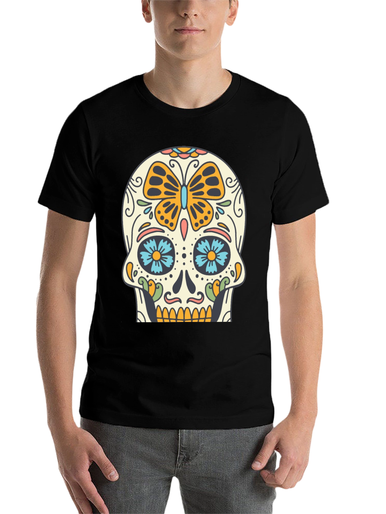 Sugar Skull T-Shirt - Day of the Dead Tee