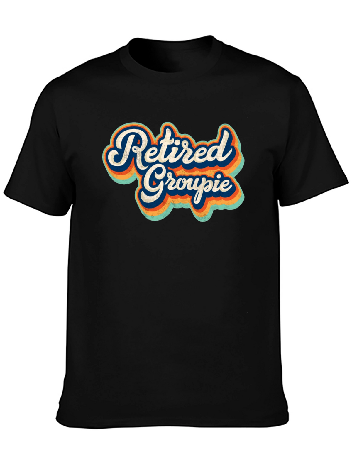 Retired Groupie Graphic Tee - Black