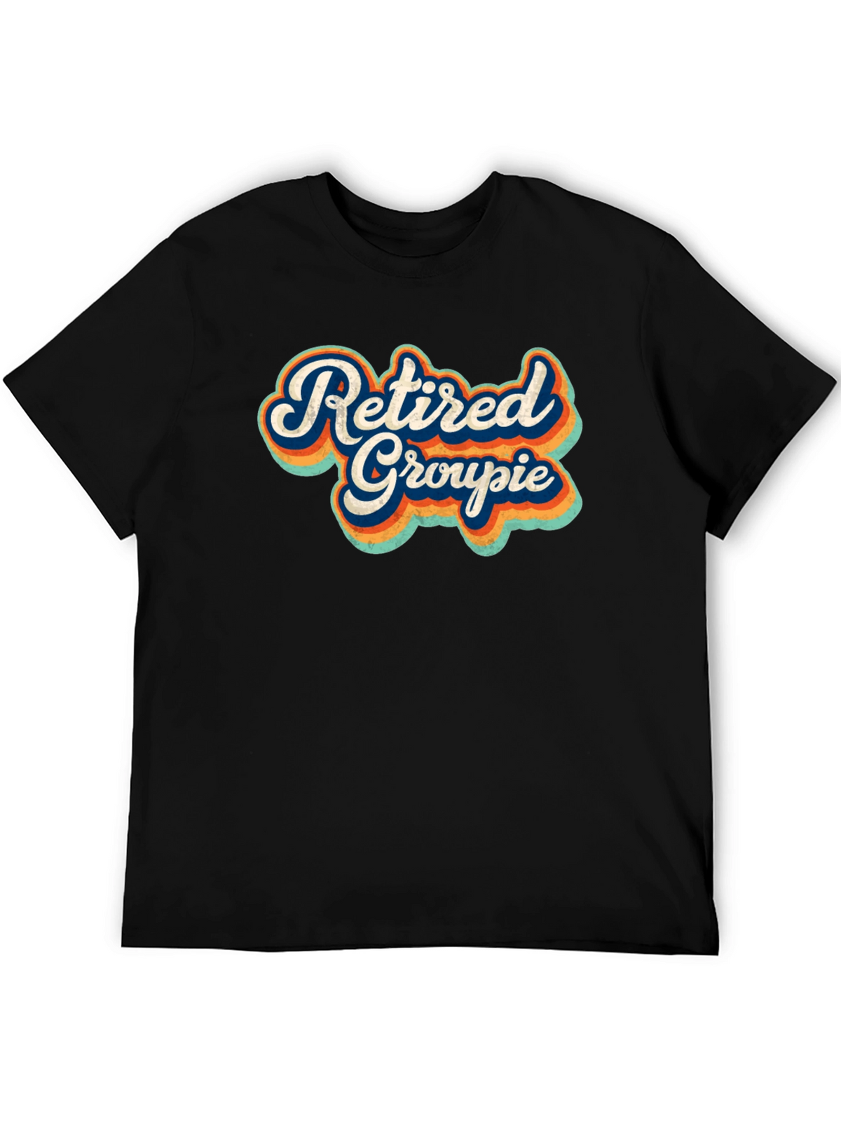 Retired Groupie Graphic Tee - Black