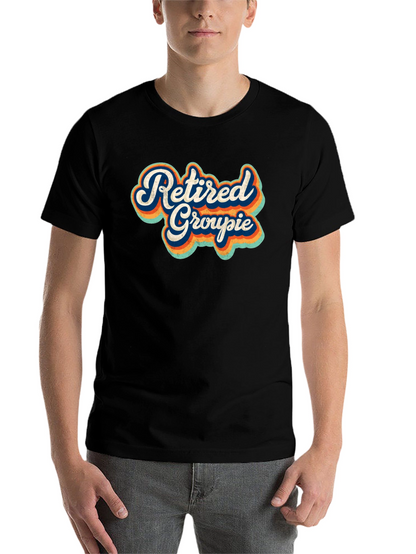 Retired Groupie Graphic Tee - Black
