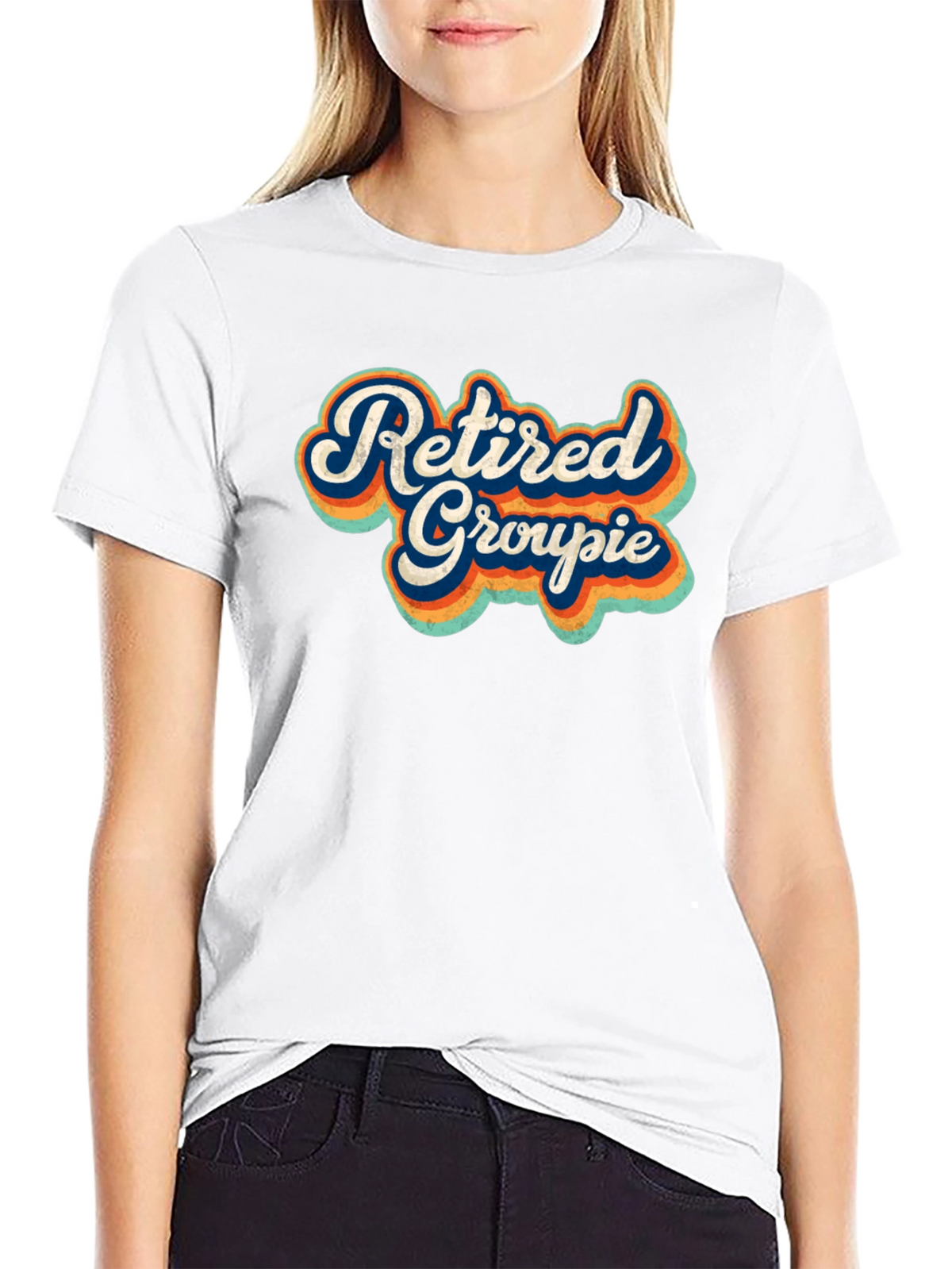 Retired Groupie Graphic Tee - Black