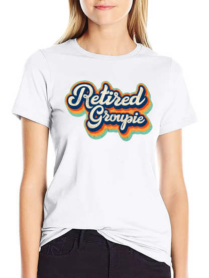 Retired Groupie Graphic Tee - Black
