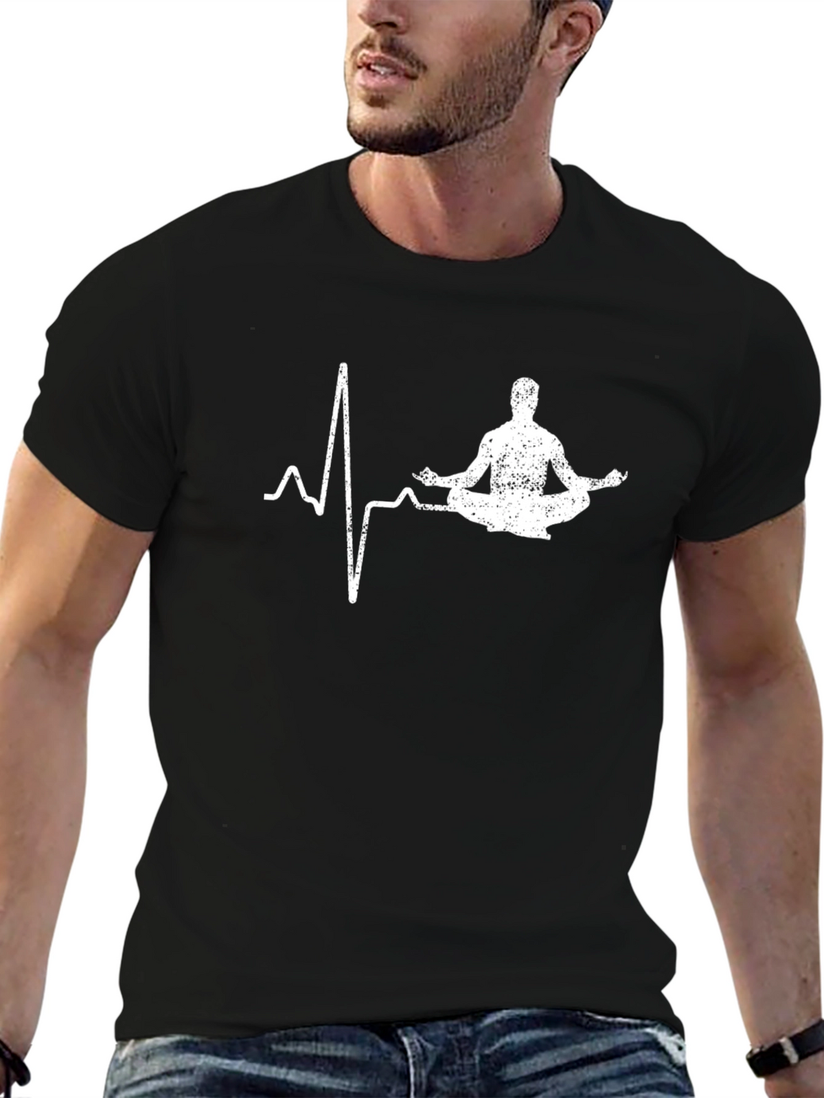 Yoga Heartbeat T-Shirt - Meditate in Style