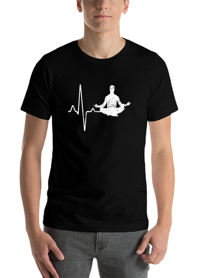 Yoga Heartbeat T-Shirt - Meditate in Style