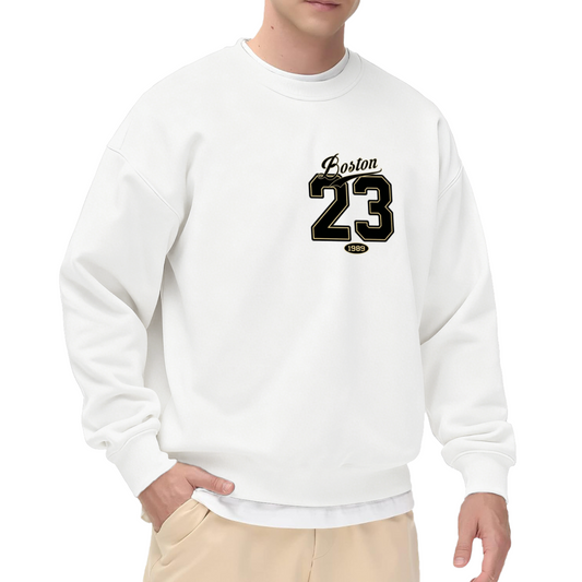 Vintage Boston 23 Number Retro Crewneck Sweatshirt