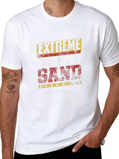Extreme Sport Sand Boarding Graphic T-Shirt