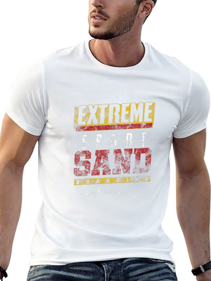 Extreme Sport Sand Boarding Graphic T-Shirt