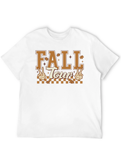 Fall Tour Skeleton Peace Sign T-Shirt
