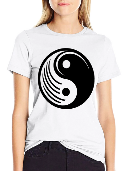 Yin Yang Graphic Tee - Balance and Style
