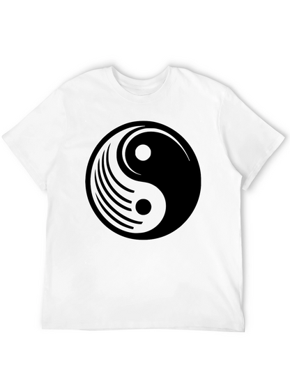 Yin Yang Graphic Tee - Balance and Style