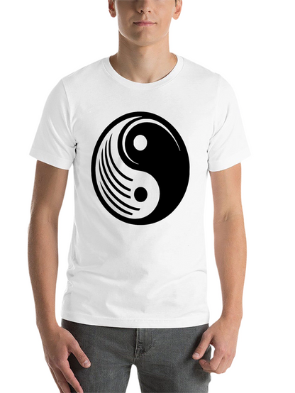 Yin Yang Graphic Tee - Balance and Style