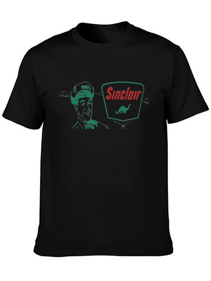 Sinclair Service Black T-Shirt - Retro Gas Station