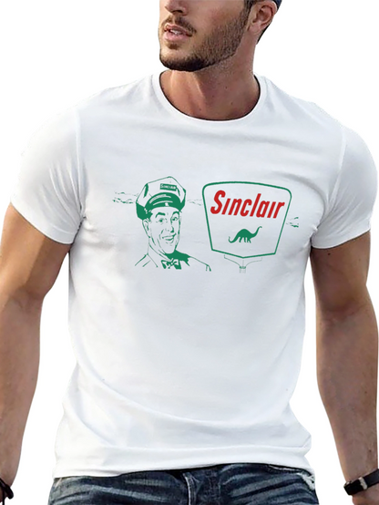 Sinclair Service Black T-Shirt - Retro Gas Station