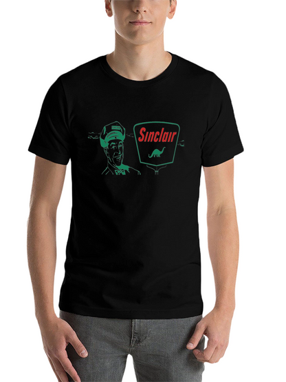 Sinclair Service Black T-Shirt - Retro Gas Station