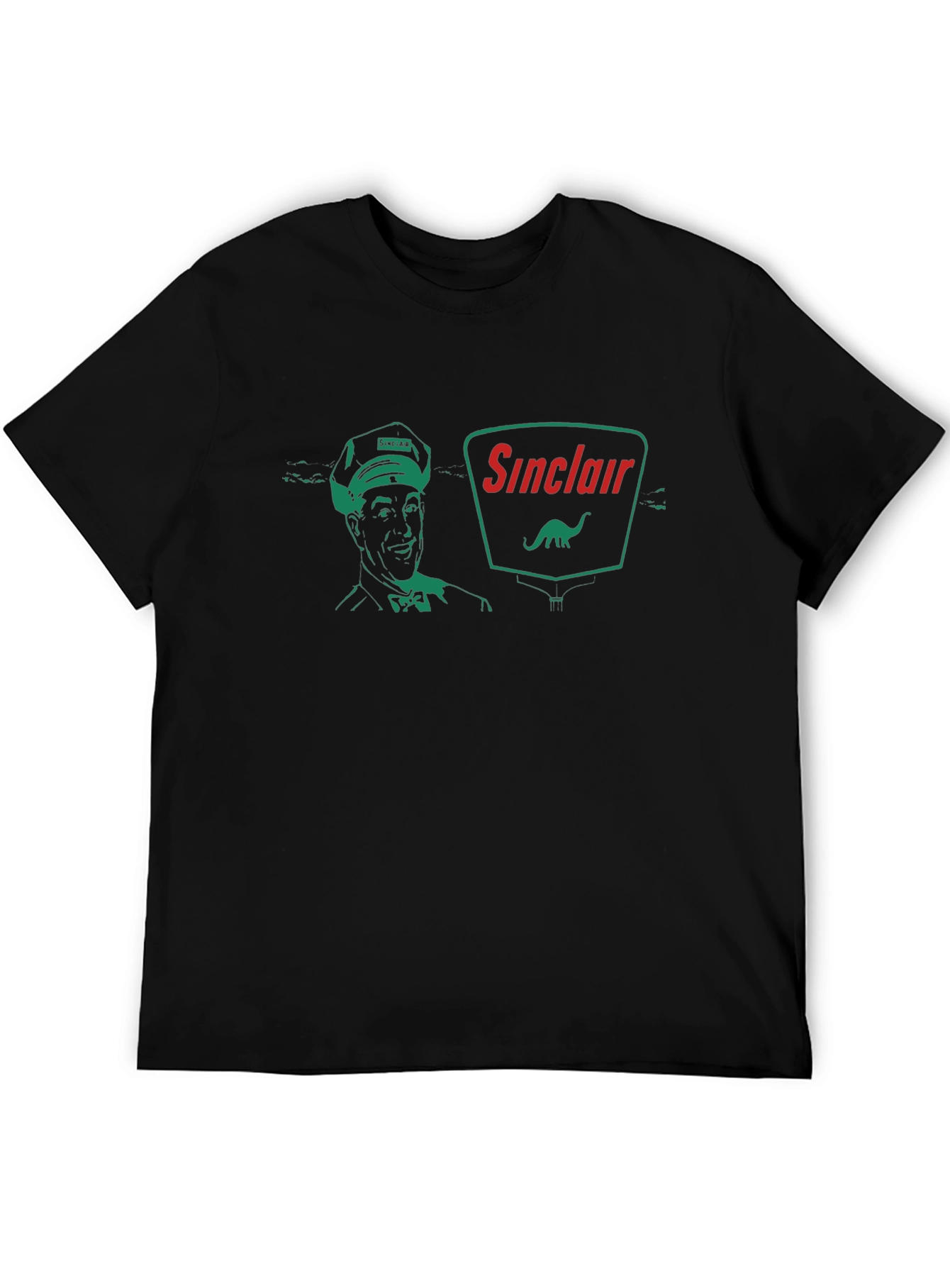 Sinclair Service Black T-Shirt - Retro Gas Station