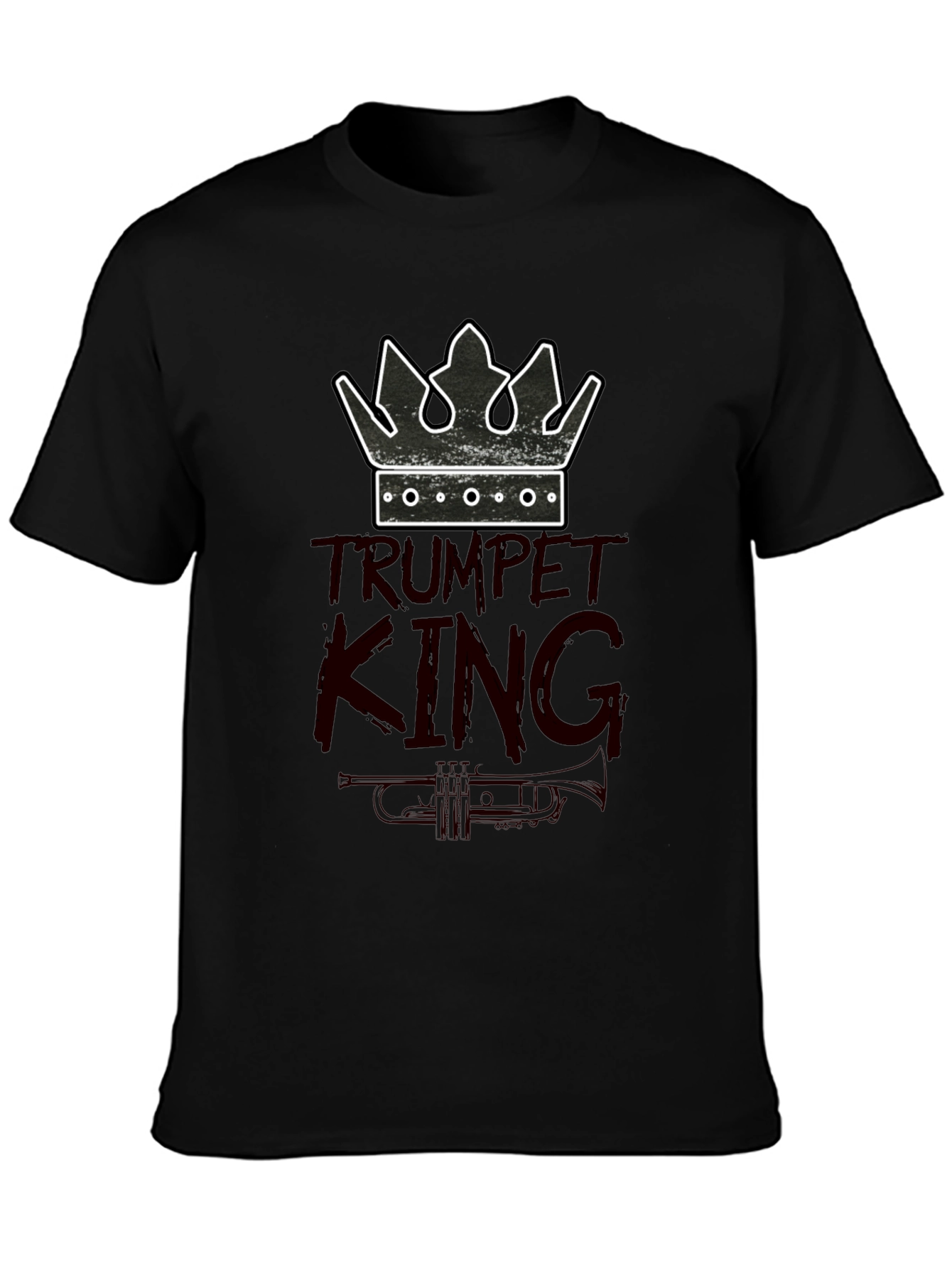 Trumpet King Graphic Tee - Musician T-Shirt