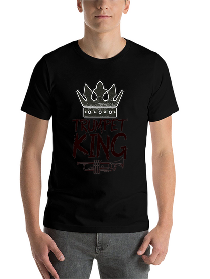 Trumpet King Graphic Tee - Musician T-Shirt