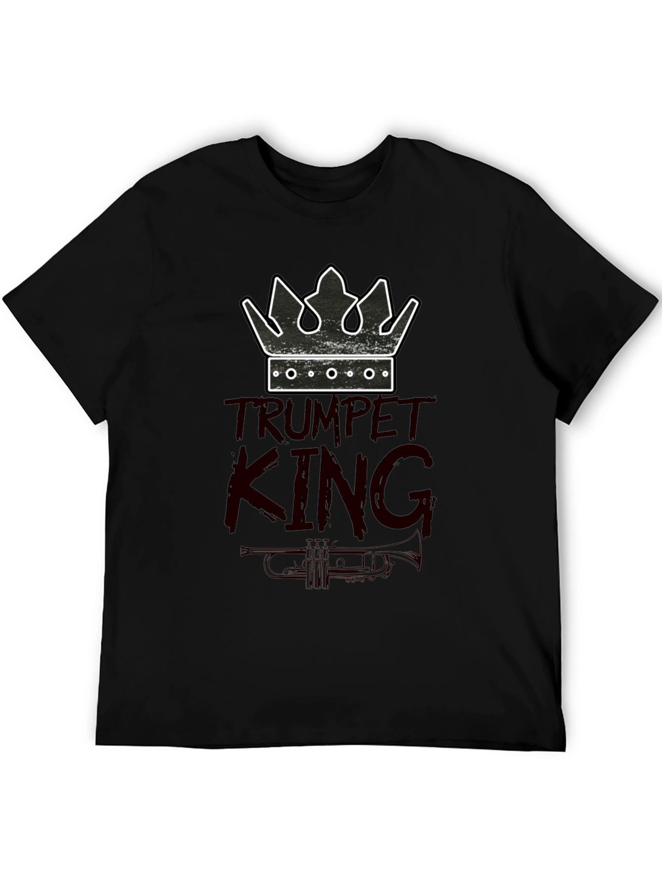 Trumpet King Graphic Tee - Musician T-Shirt