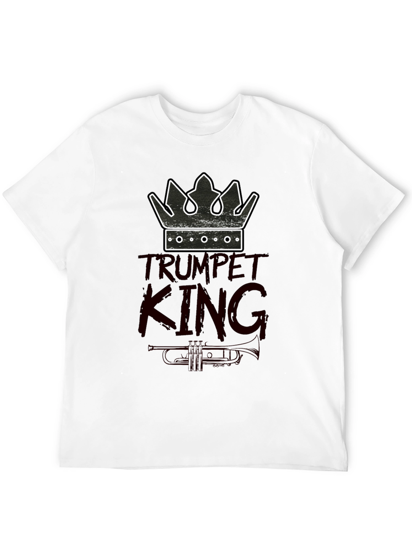 Trumpet King Graphic Tee - Musician T-Shirt