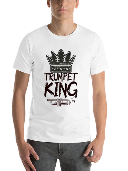 Trumpet King Graphic Tee - Musician T-Shirt