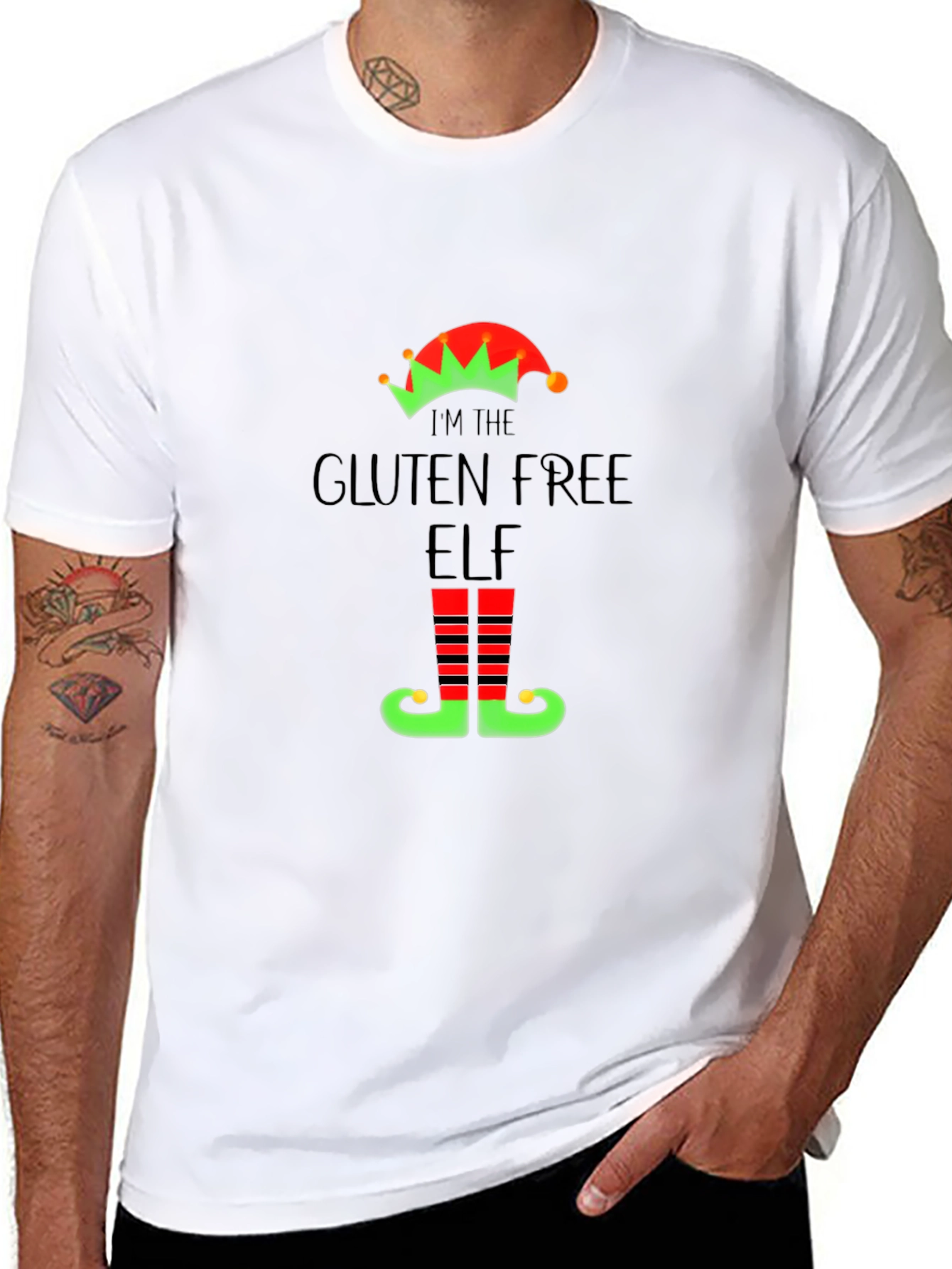 Gluten Free Elf T-Shirt - Holiday Fun!