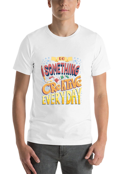 Do Something Creative Everyday Black Graphic Tee