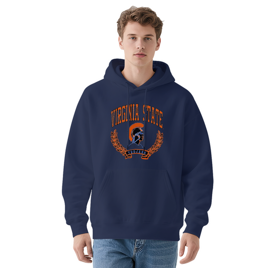 Virginia State Trojan College Spirit Men's Hoodie, Durable Comfort School Pullover
