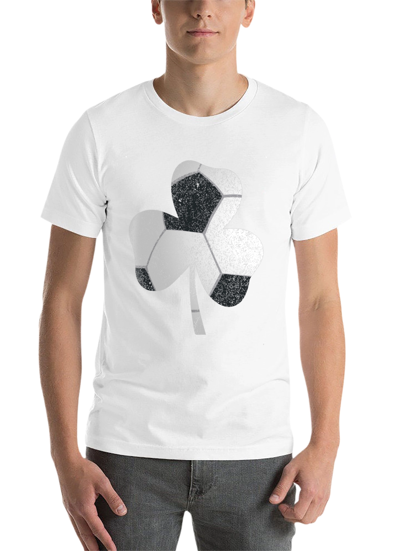 Shamrock Soccer Ball Graphic Tee