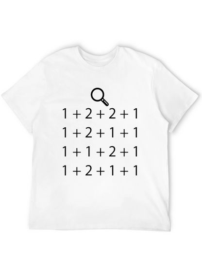Math Equation T-Shirt - Black Novelty Tee