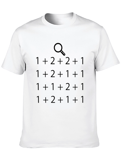 Math Equation T-Shirt - Black Novelty Tee