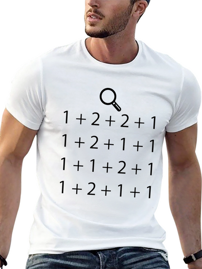 Math Equation T-Shirt - Black Novelty Tee