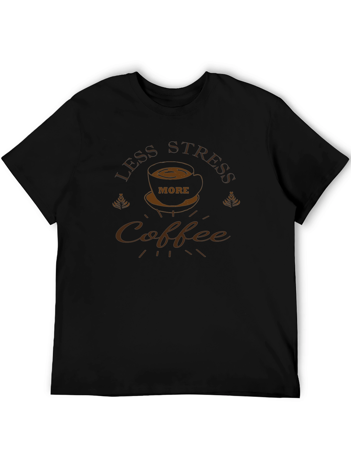 Less Stress More Coffee T-Shirt