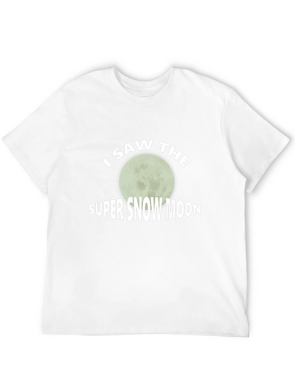 I Saw The Super Snow Moon Graphic Tee