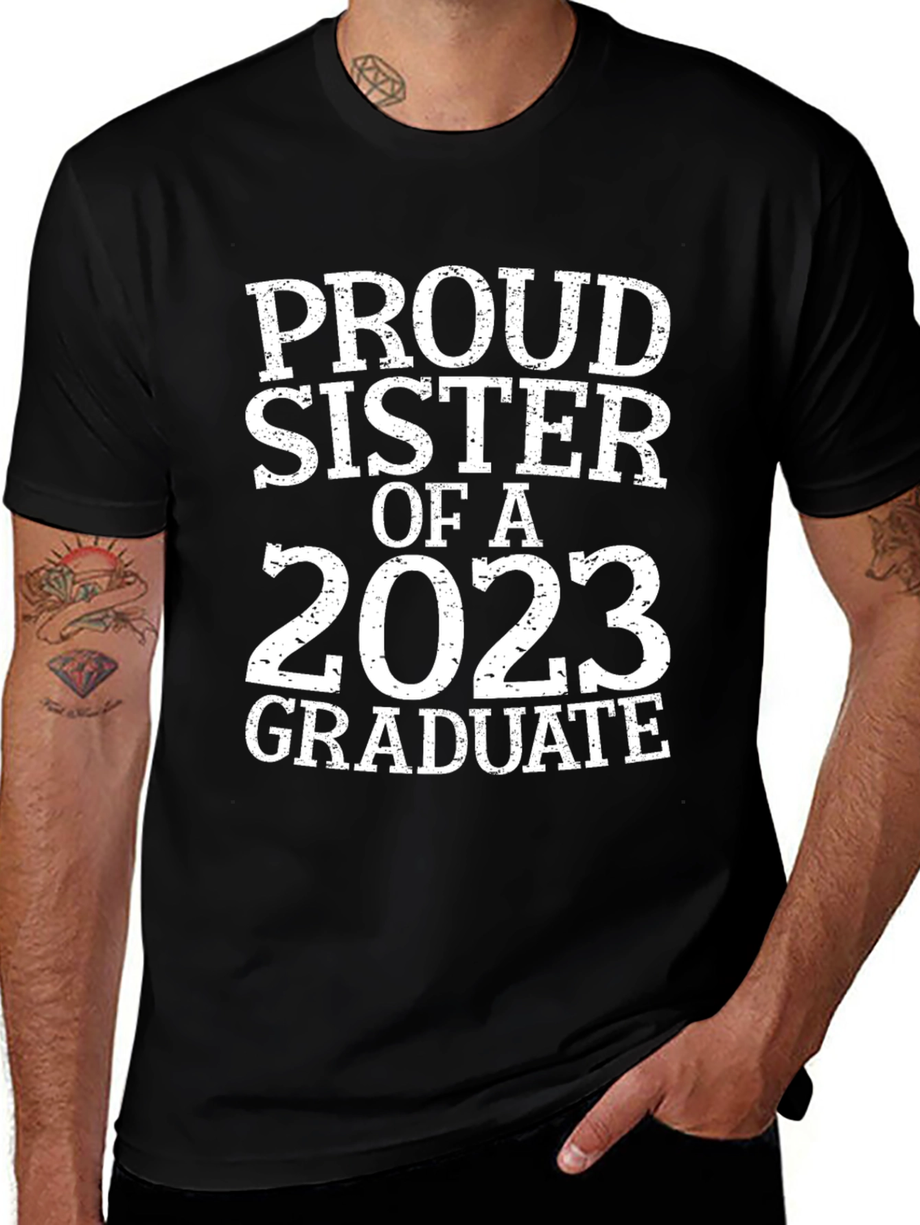 Proud Sister 2023 Graduate T-Shirt