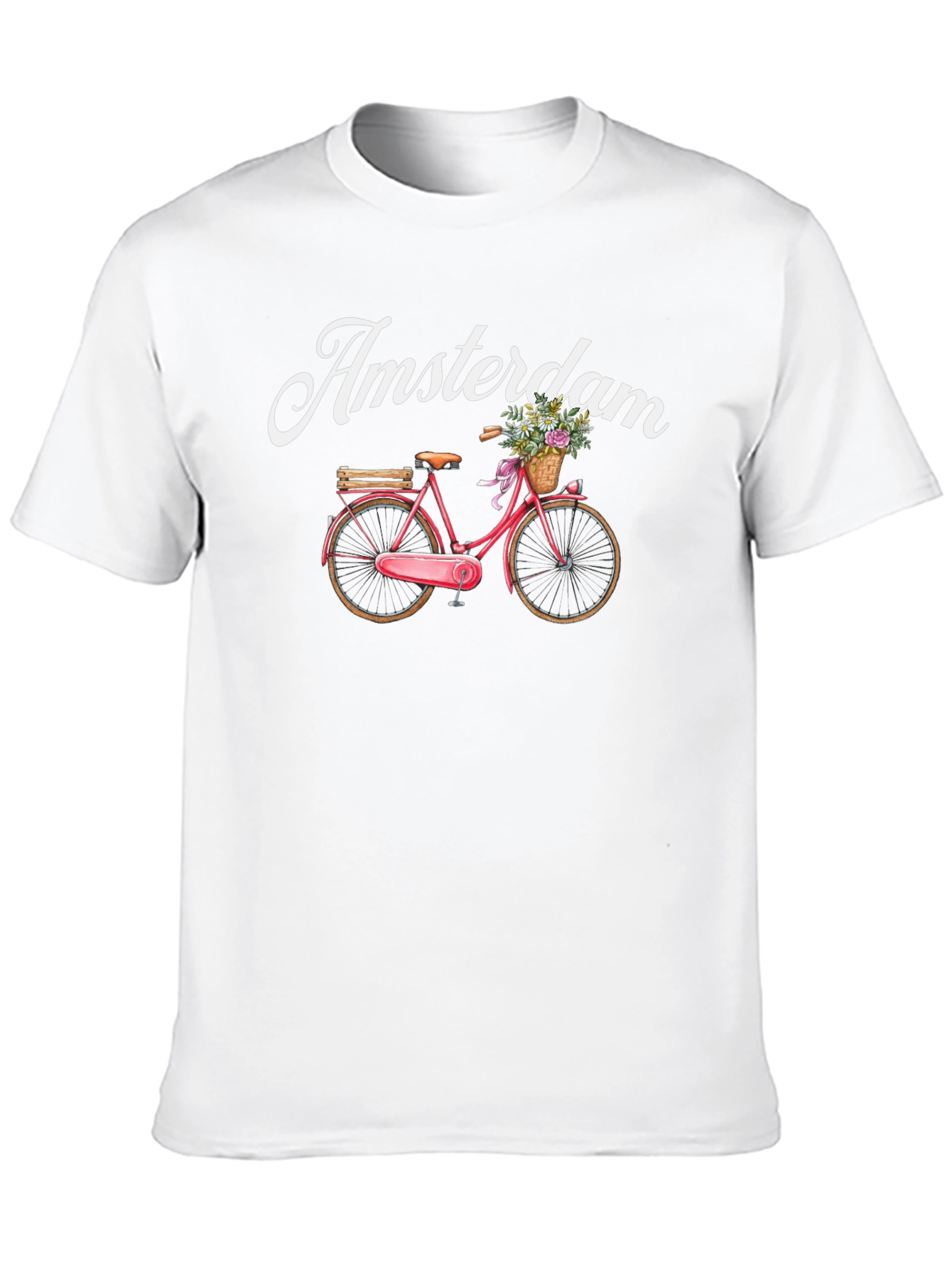 Amsterdam Bicycle Graphic Tee - Black