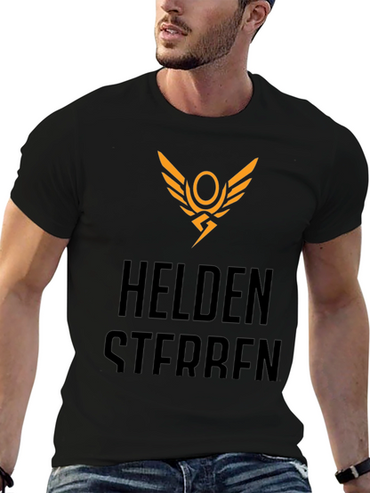 Helden Sterben Black Graphic Tee