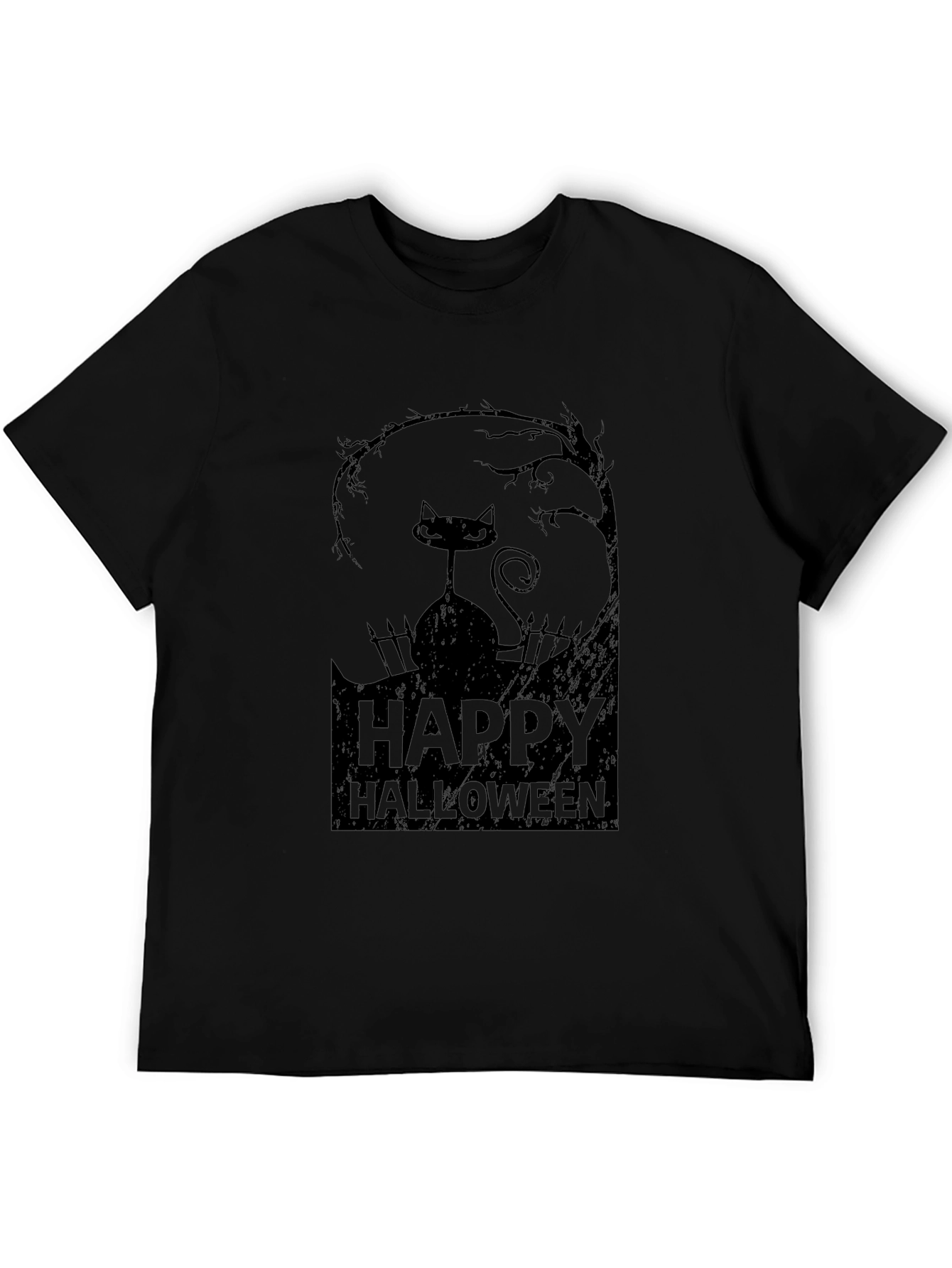 Happy Halloween Black Cat T-Shirt