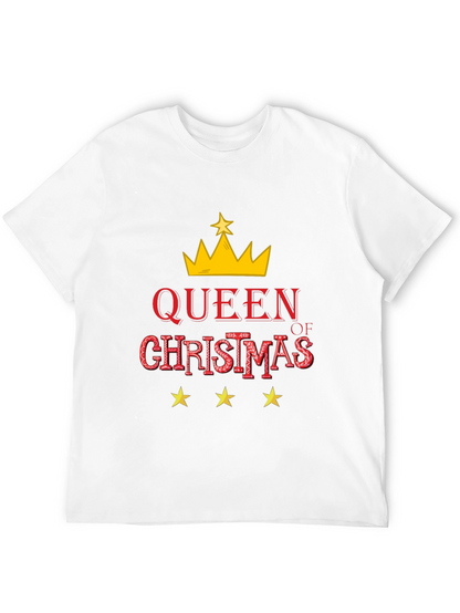Queen of Christmas Graphic Tee - Holiday Cheer