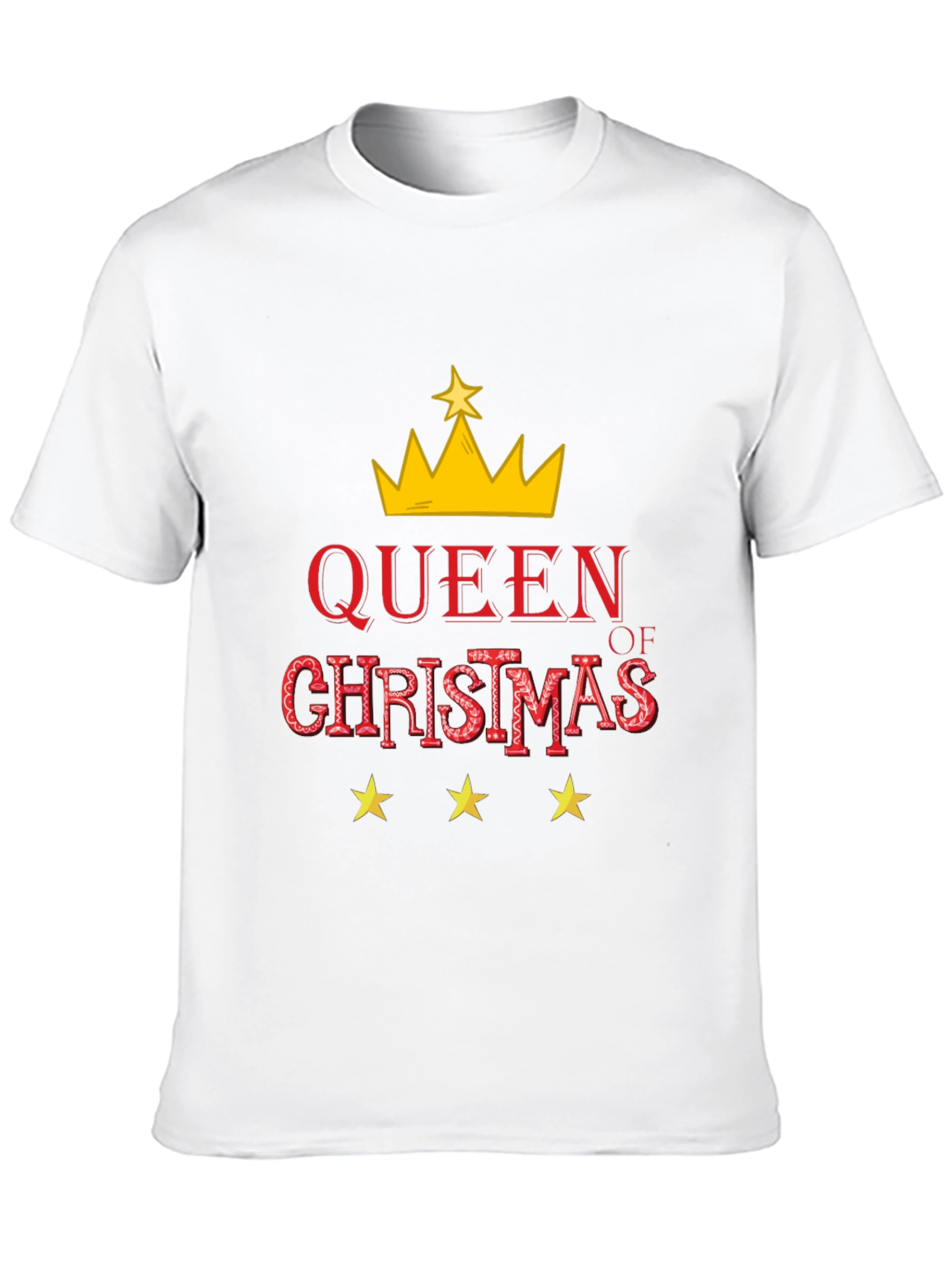 Queen of Christmas Graphic Tee - Holiday Cheer