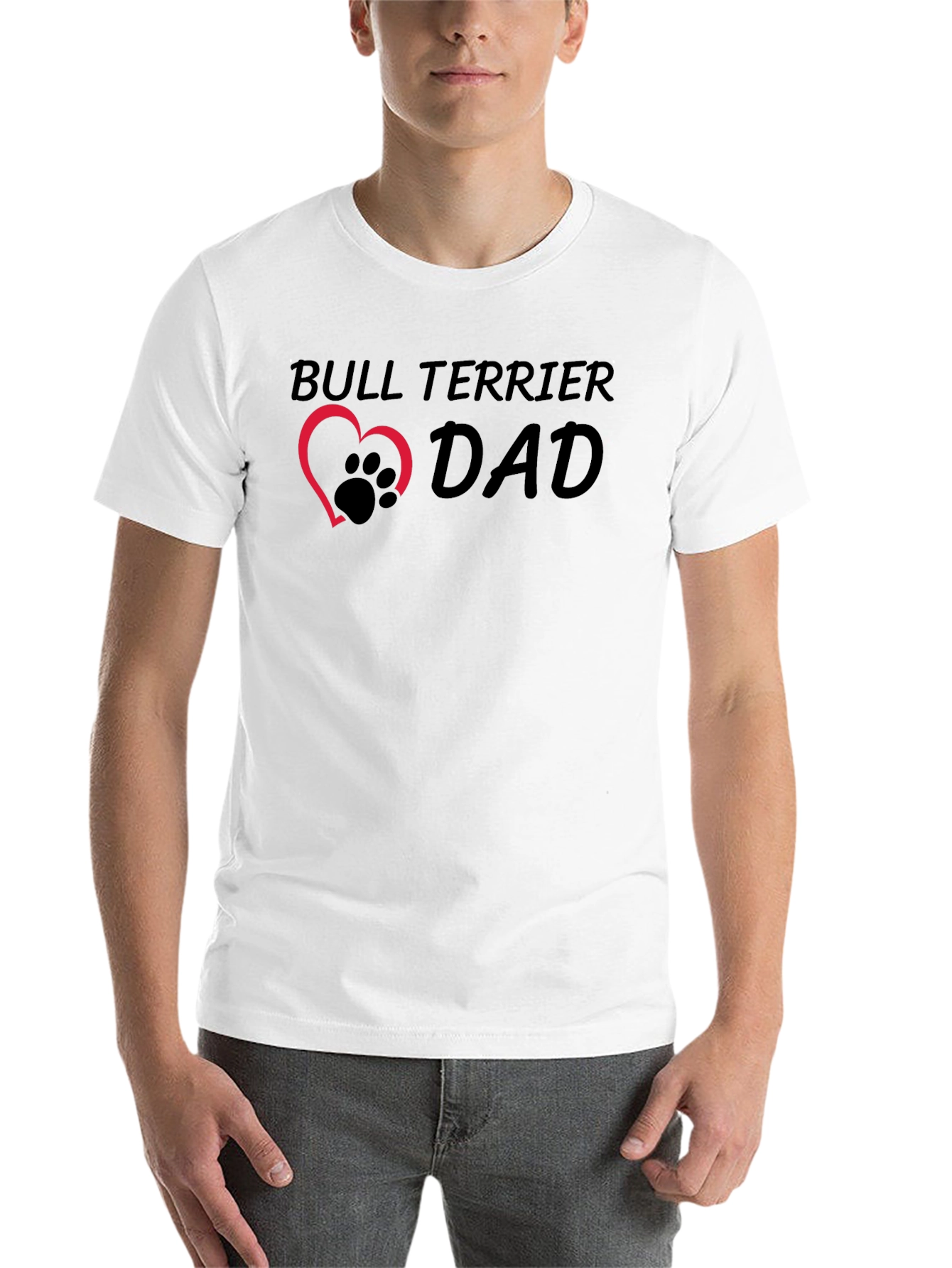Bull Terrier Dad T-Shirt - Pet Lover Apparel
